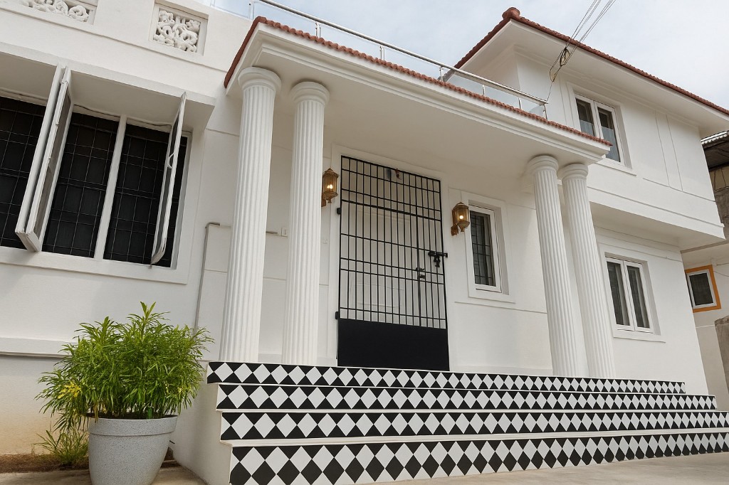 La Vista Ocean — private beachfront villa on the East Coast Road, Chennai