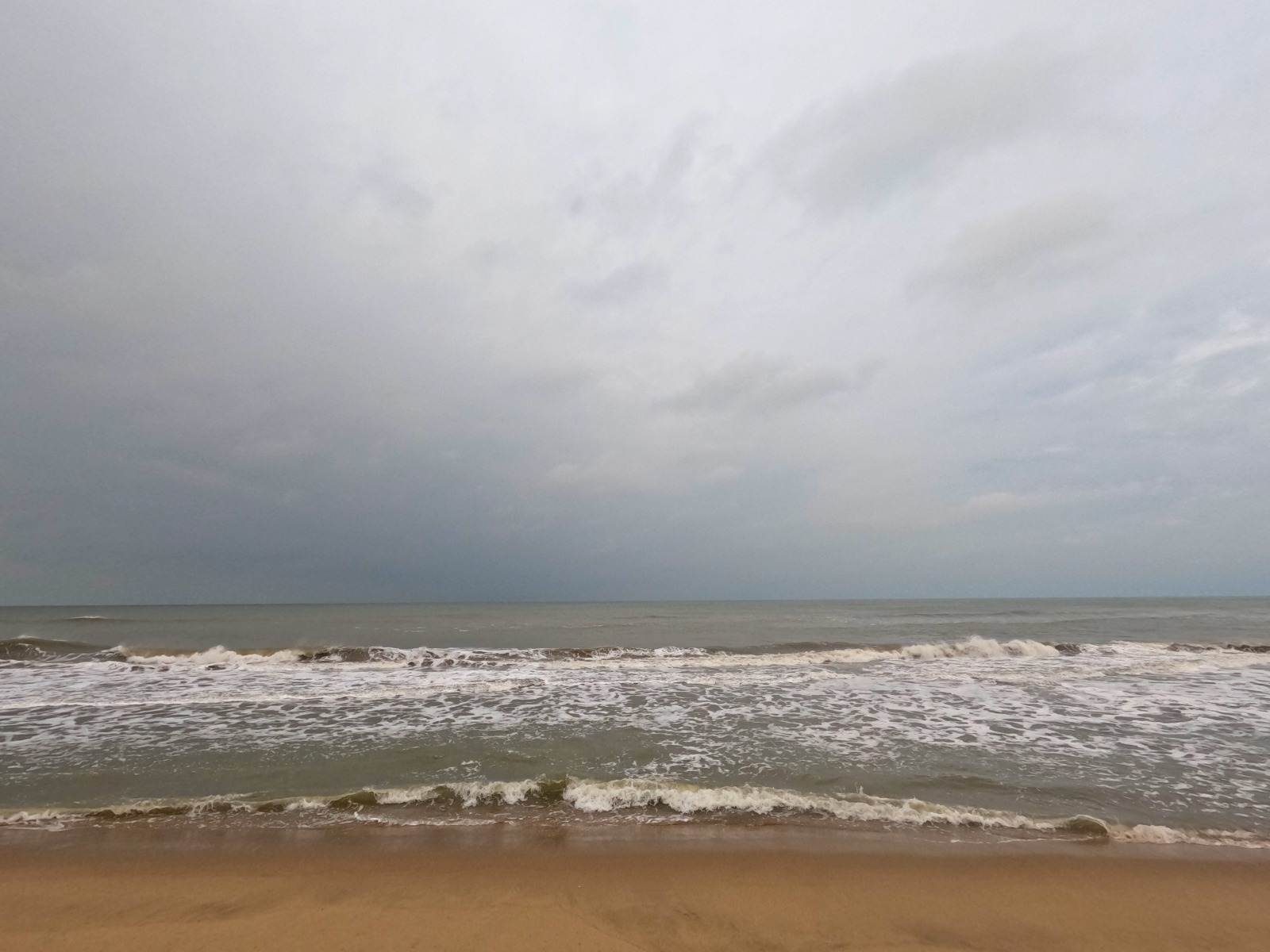 Sunset view from the property