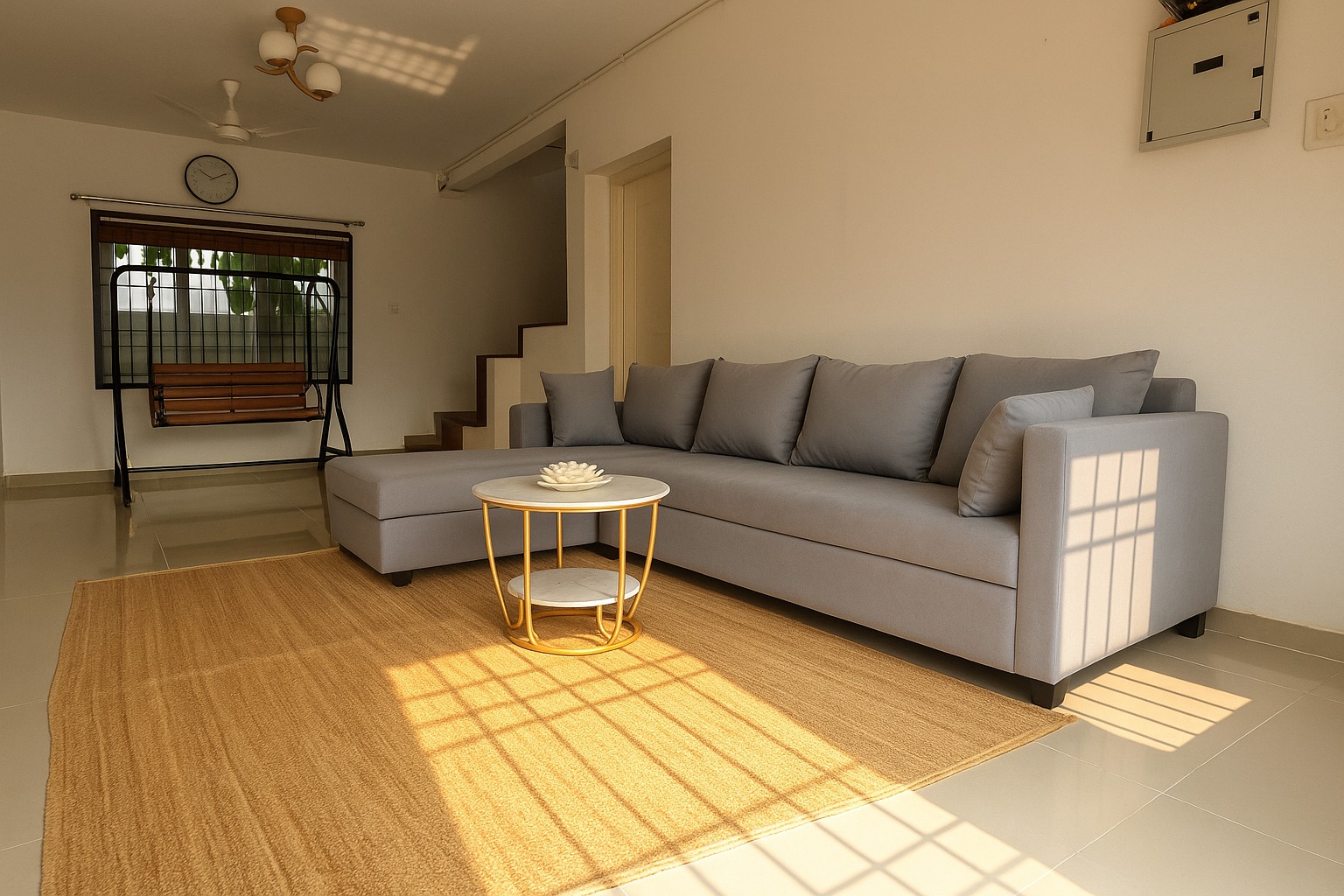 Cozy interior living space