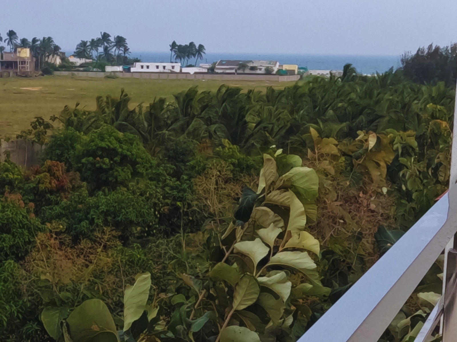 Veranda with sea view