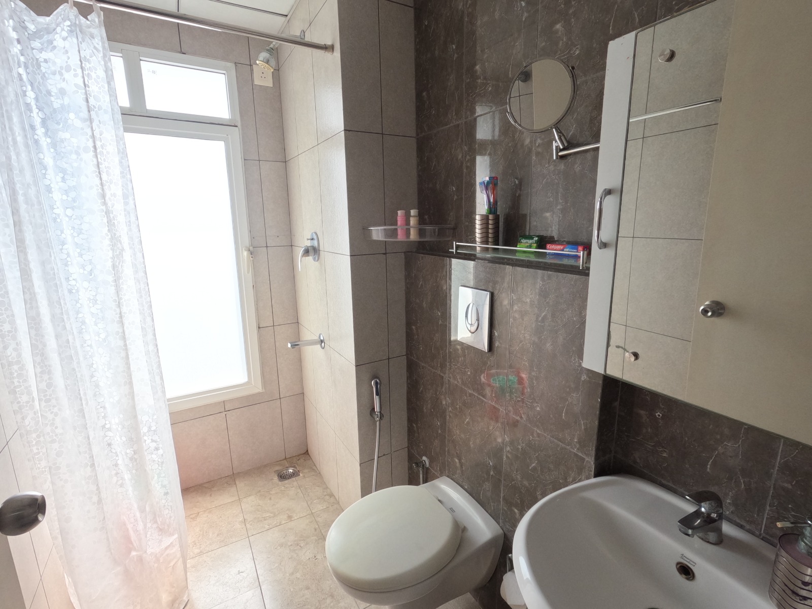 Bathroom with hotel-grade toiletries